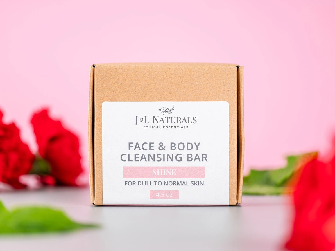 J&L Naturals Face and Body Cleansing Bar - Shine image