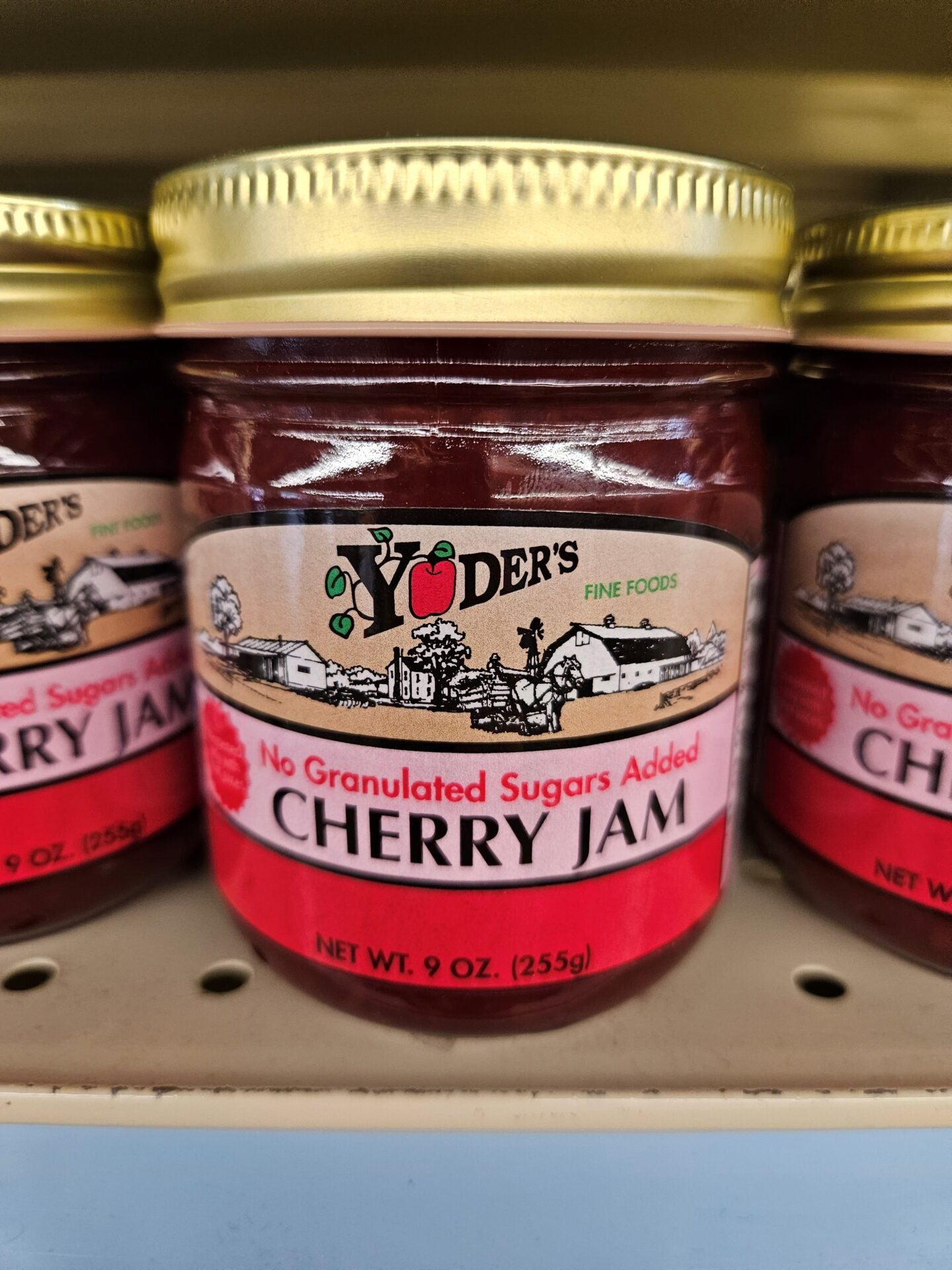 Yoder's Cherry Jam No Sugar Added image 0