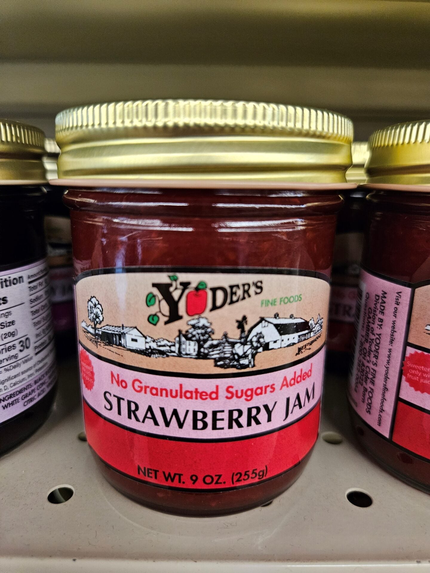 Yoder's Strawberry Jam No Sugar Added image 0