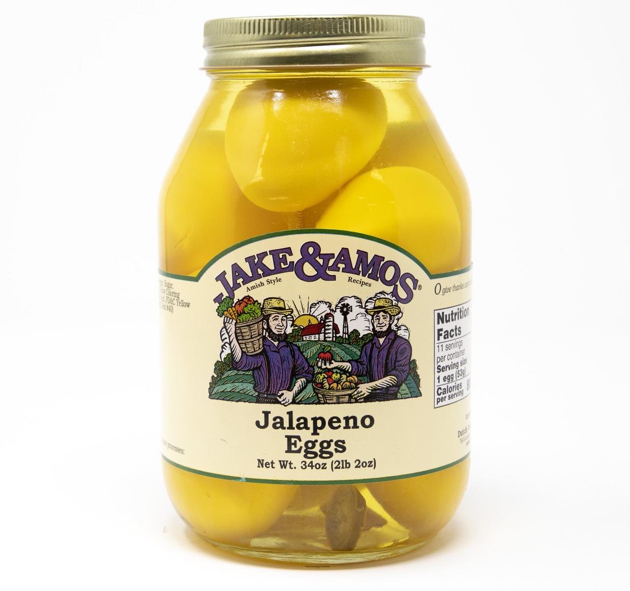 J&A Jalapeno Eggs Qt.