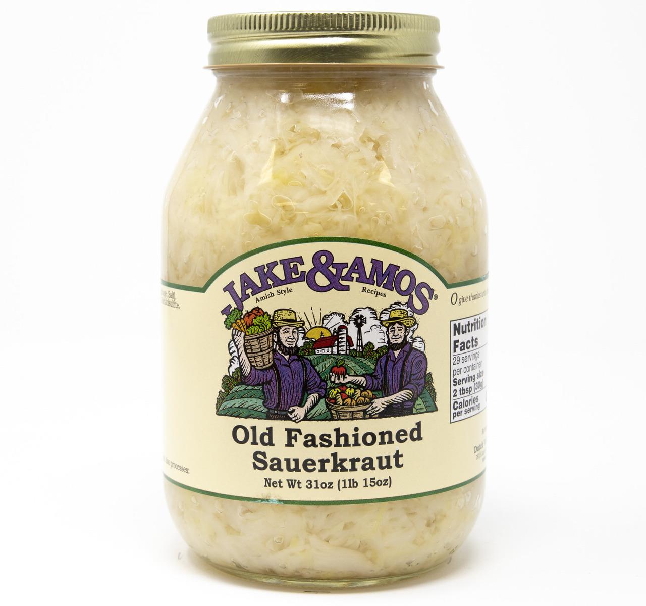 J&A Old Fashioned Sauerkraut Qt.