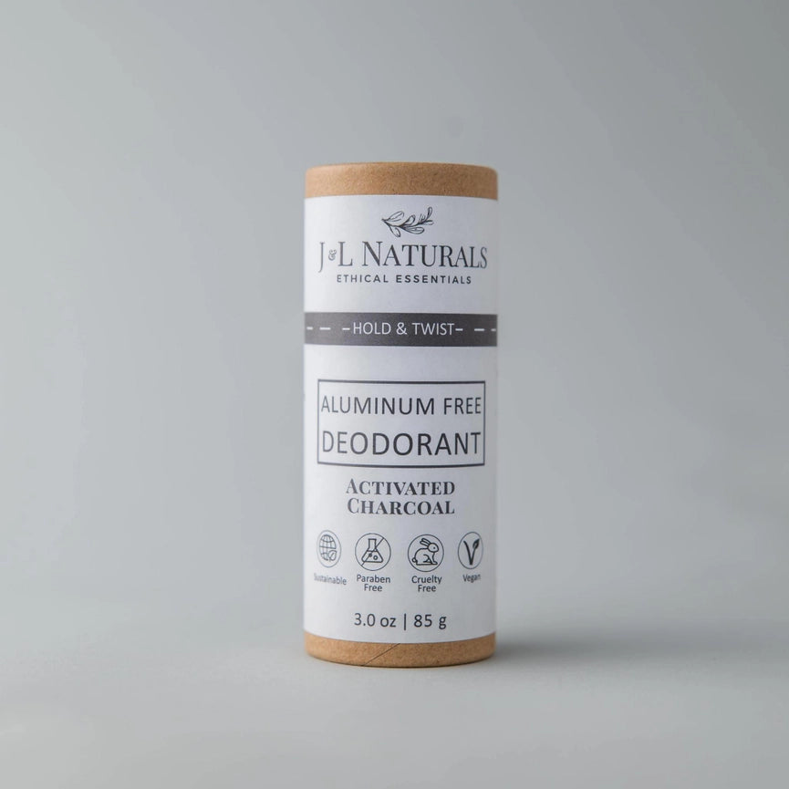 J&L Naturals Aluminum-Free Deodorant - Charcoal image