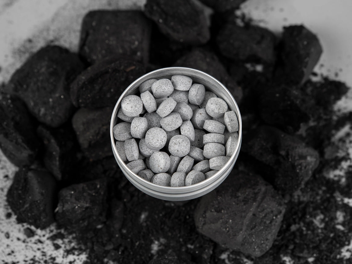 J&L Naturals Toothpaste Tablets - Charcoal image