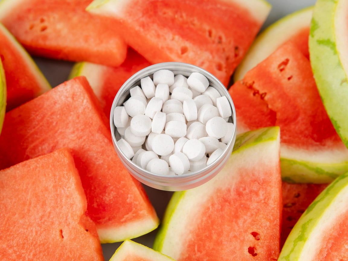 J&L Naturals Toothpaste Tablets - Watermelon image