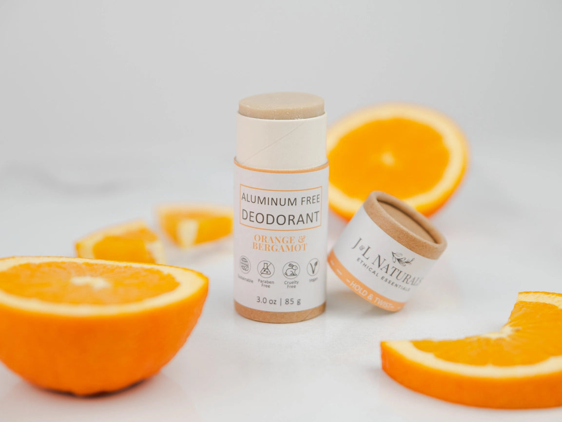 J&L Naturals Aluminum-Free Deodorant - Orange & Bergamot image