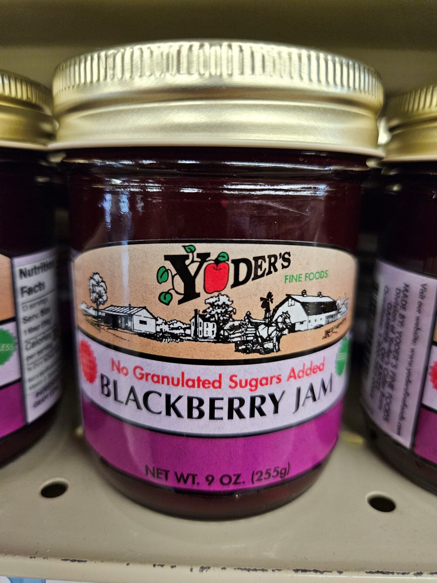 Yoder's Seedless Blackberry Jam No Sugar Added image 0