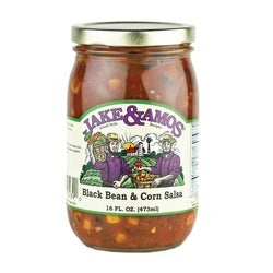 J&A Black Bean & Corn Salsa Pint image 0