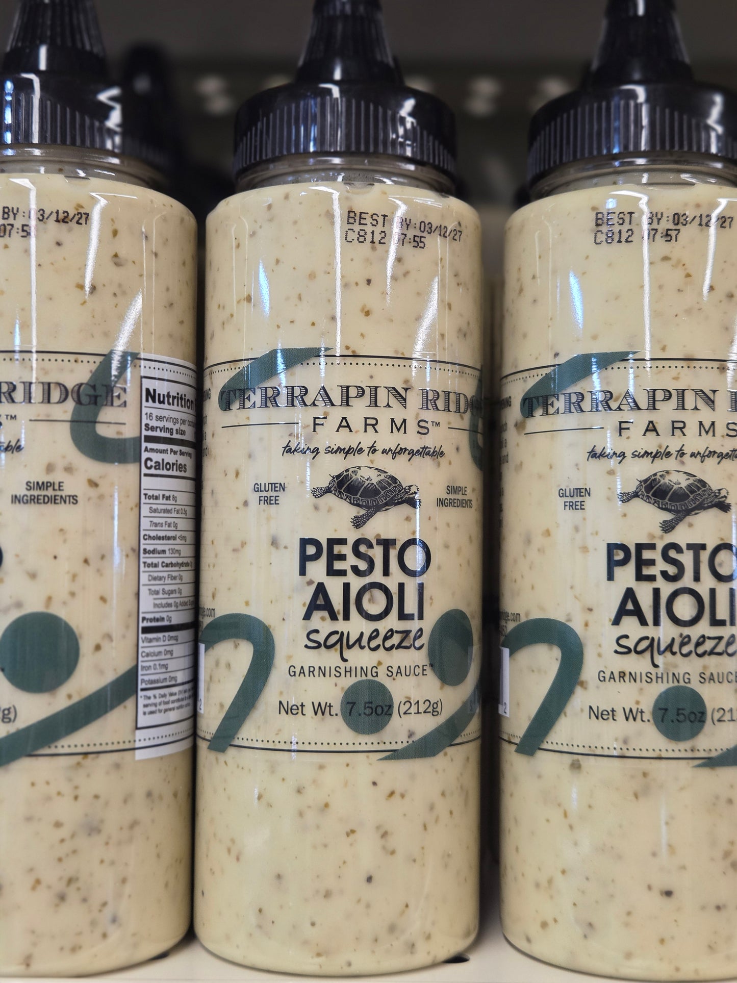 Pesto Aioli Garnishing Sauce