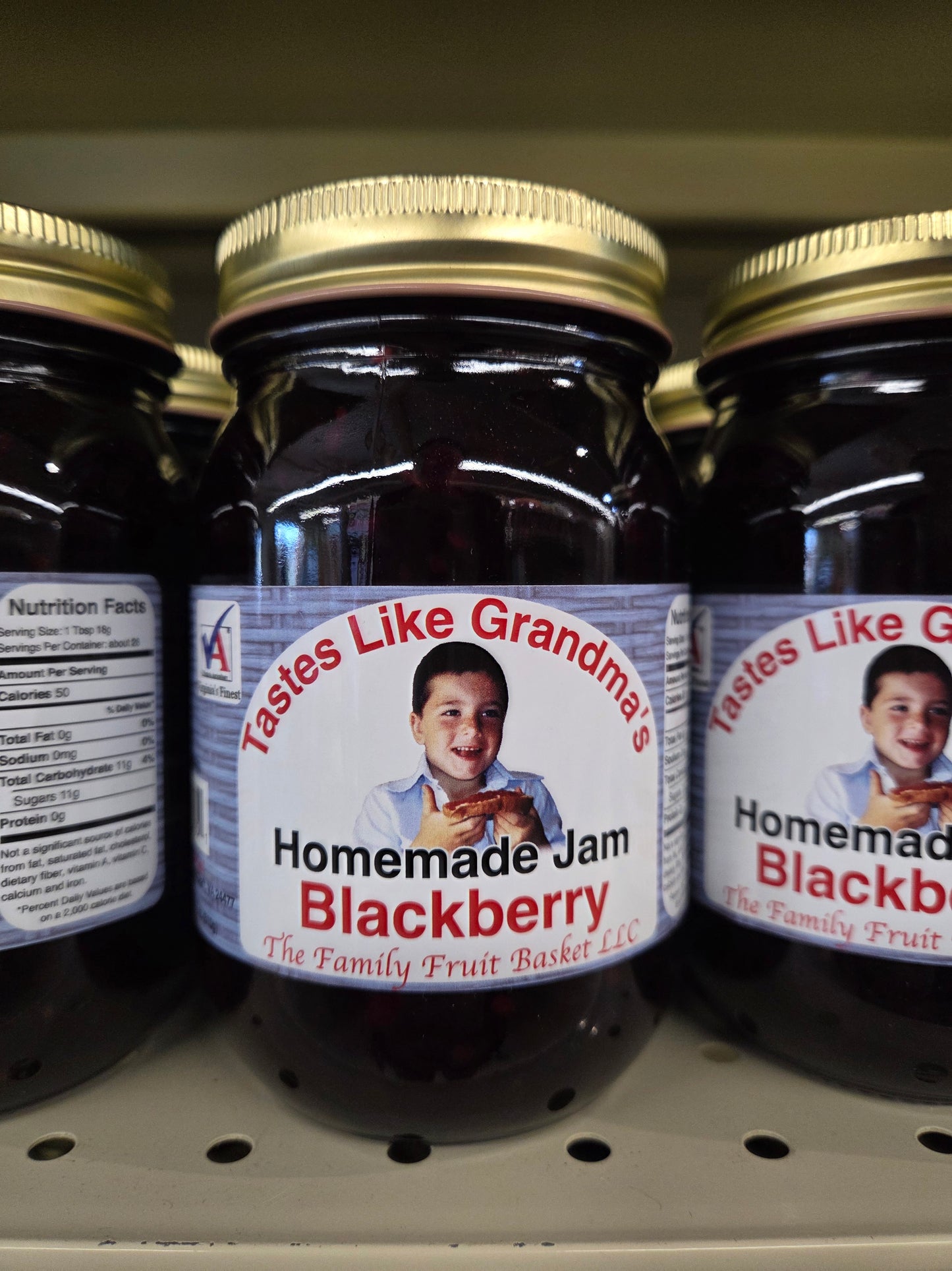 Family Fruit Basket Blackberry Jam