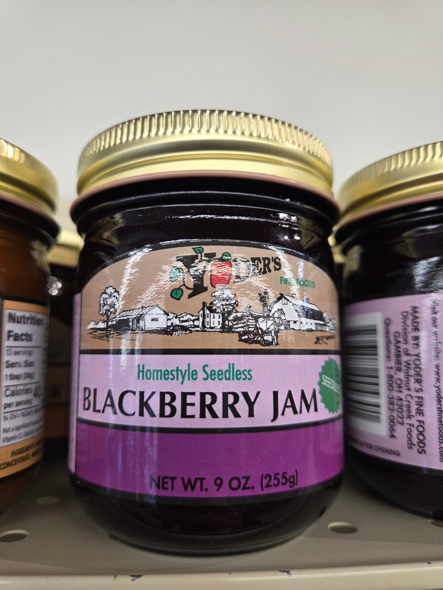 Yoders Seedless Blackberry Jam