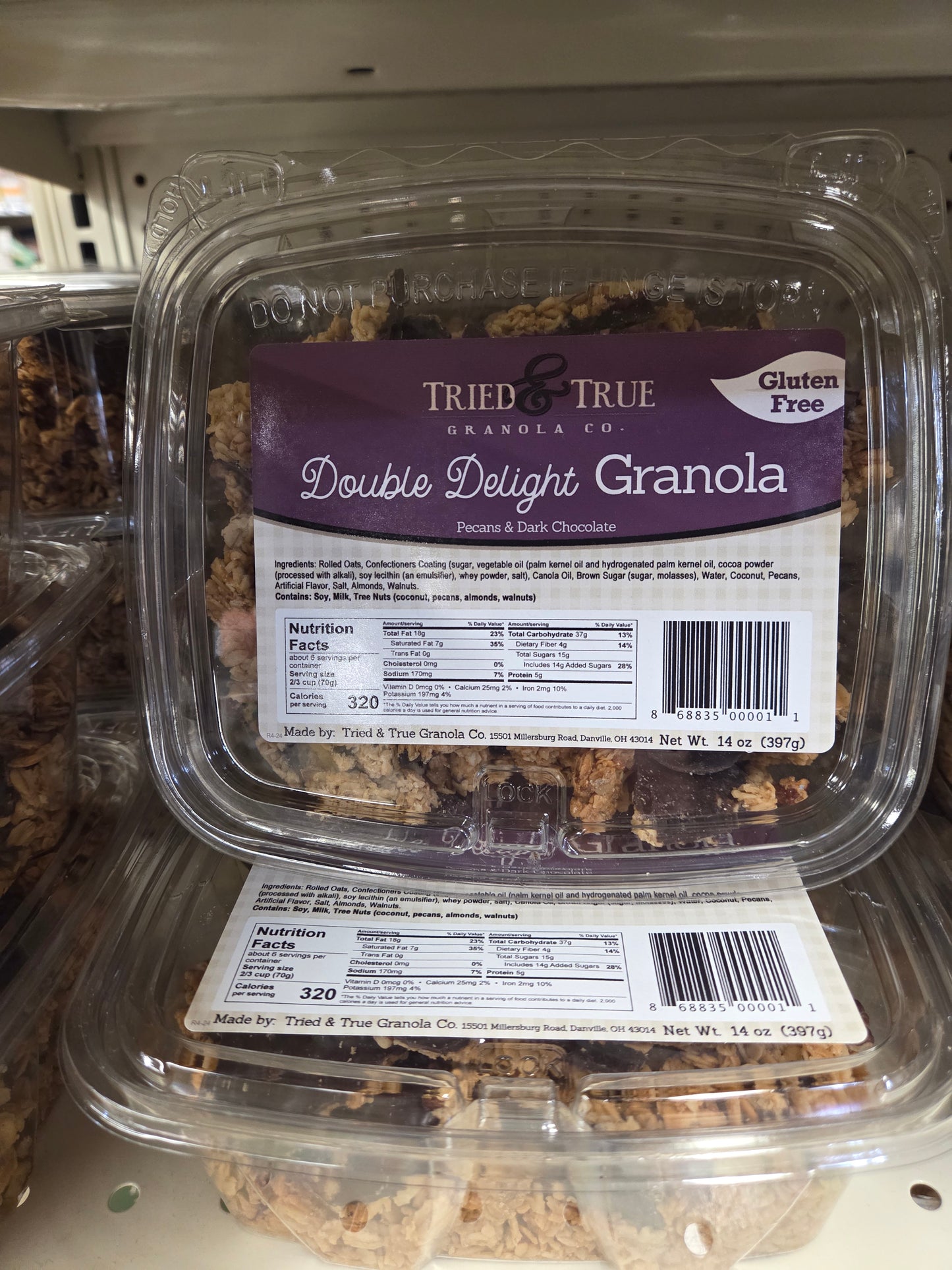 Tried & True Gluten Free Double Delight Granola