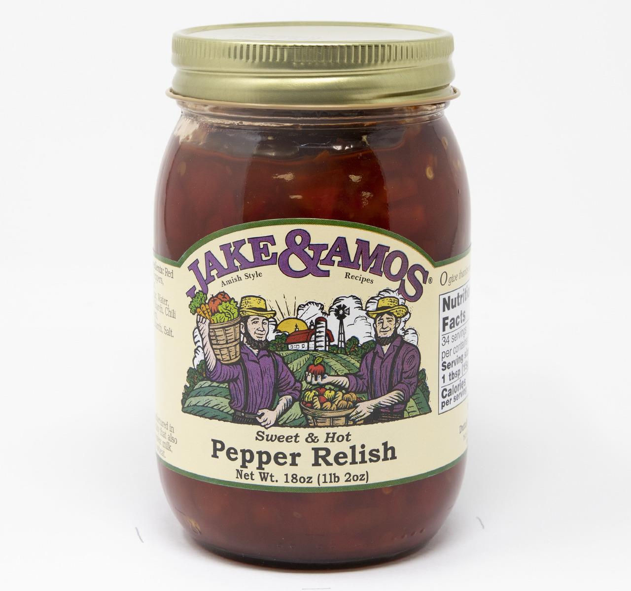 J&A Sweet & Hot Pepper Relish Pt.