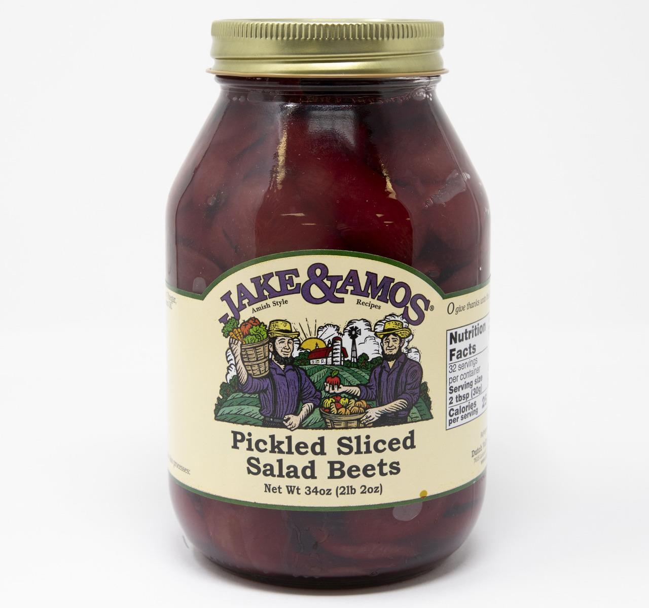 J&A Pickled Sliced Salad Beets Qt.