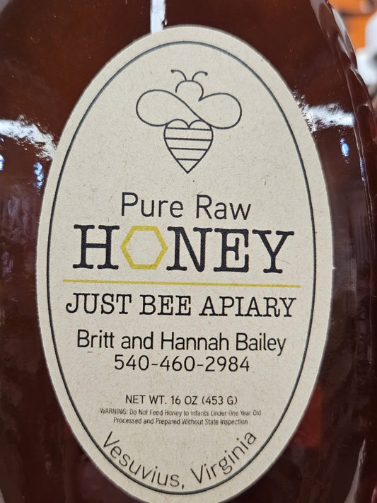 Just Bee Apiary Pure Raw Honey image 0