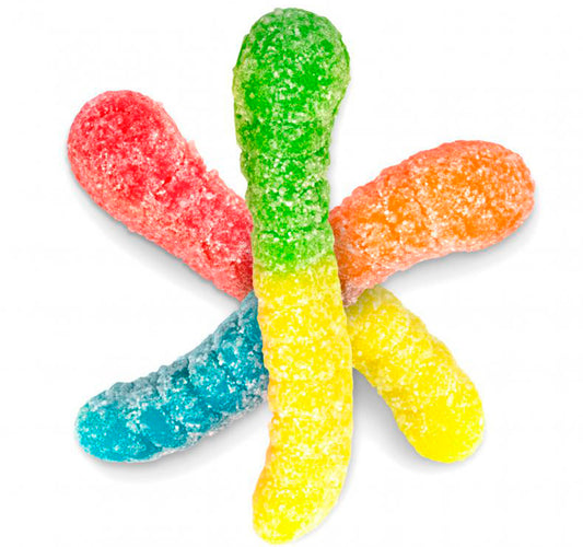 Sour Neon Worms image 0