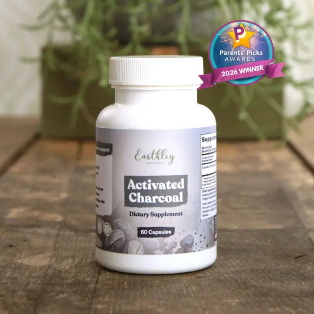 Earthley Wellness Activated Charcoal Capsules