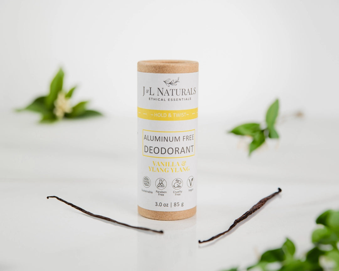 J&L Naturals Aluminum-Free Deodorant - Vanilla & Ylang Ylang image