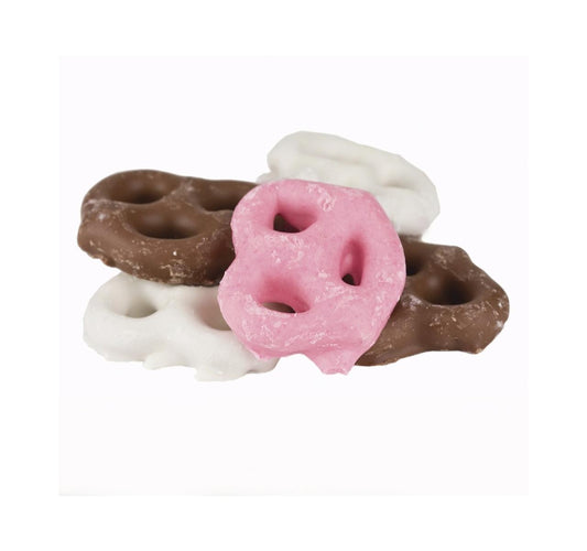 Neopolitan Covered Pretzels
