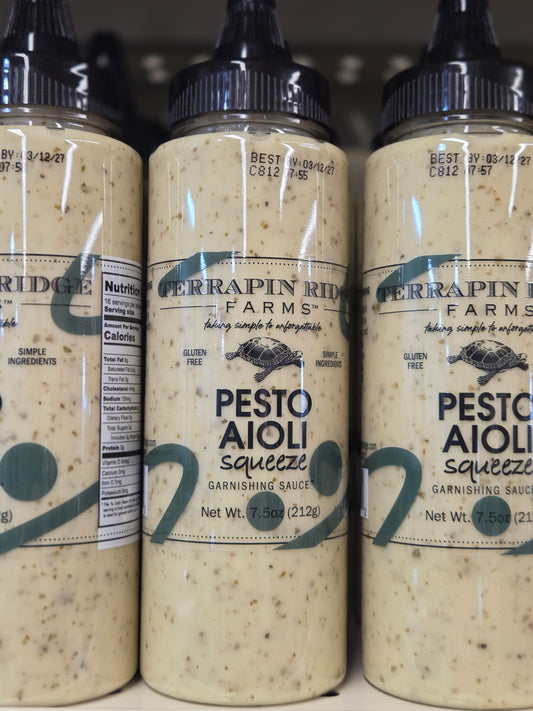 Pesto Aioli Garnishing Sauce