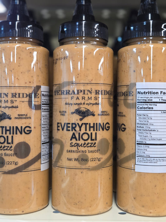 Everything Aioli Garnishing Sauce