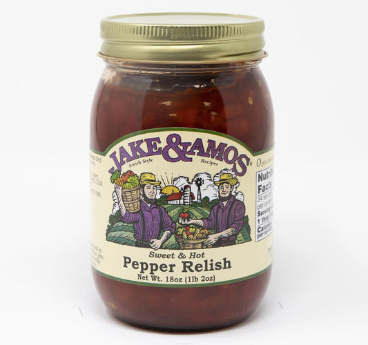 J&A Sweet & Hot Pepper Relish Pt.