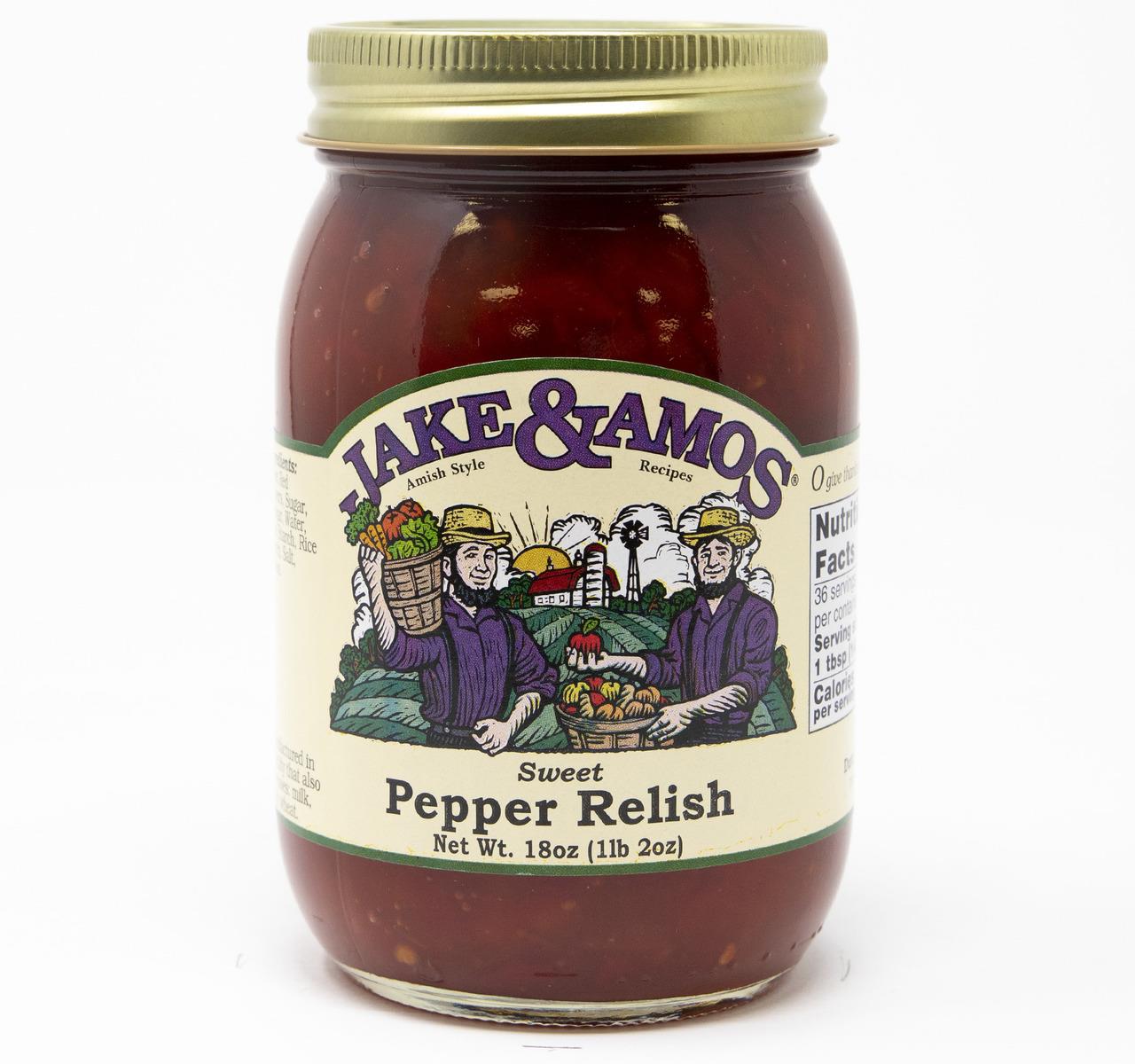 J&A Sweet Pepper Relish Pt.